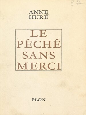 cover image of Le péché sans merci